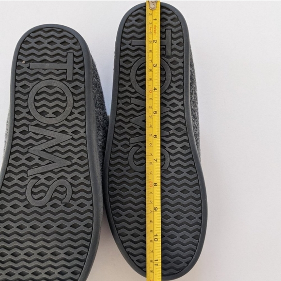 TOMS Ezra Smoke Grey Repreve Convertible Heel Slippers Mens Approximate Size 11 - Picture 8 of 9